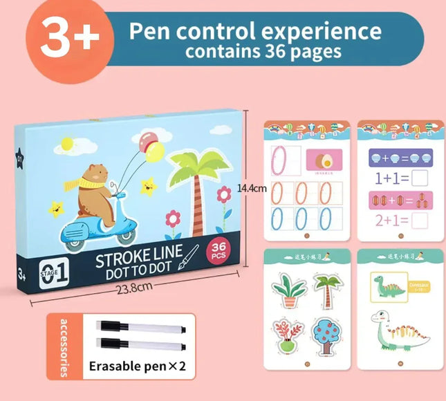 Planșe educative de scris, reutilizabile, 18 buc - Bebeboo - Totul pentru copii. Jucării, Hăinuțe, Perne, Mobilier, Textile