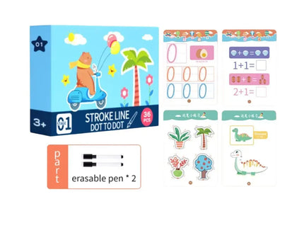 Planșe educative de scris, reutilizabile, 18 buc - Bebeboo - Totul pentru copii. Jucării, Hăinuțe, Perne, Mobilier, Textile