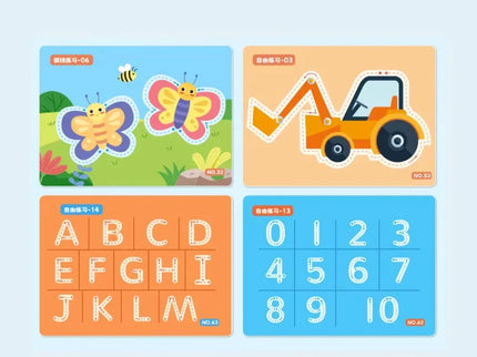 Planșe educative de scris, reutilizabile, 32 buc - Bebeboo - Totul pentru copii. Jucării, Hăinuțe, Perne, Mobilier, Textile