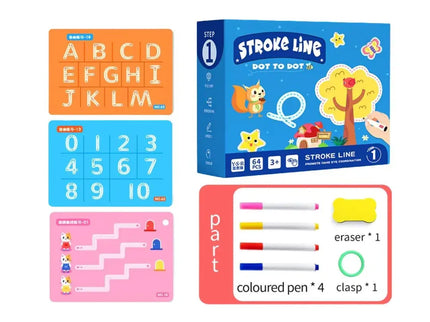 Planșe educative de scris, reutilizabile, 32 buc - Bebeboo - Totul pentru copii. Jucării, Hăinuțe, Perne, Mobilier, Textile