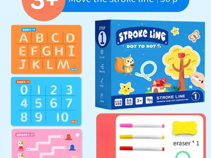Planșe educative de scris, reutilizabile, 32 buc - Bebeboo - Totul pentru copii. Jucării, Hăinuțe, Perne, Mobilier, Textile