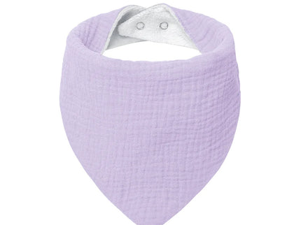 Baveta tip bandana pentru bebelusi, diverse culori, 0 luni+, muselina + bumbac terry