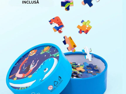 Puzzle educativ cu 100 de piese, 12 tematici - Bebeboo - Totul pentru copii. Jucării, Hăinuțe, Perne, Mobilier, Textile