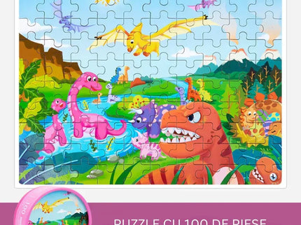 Puzzle educativ cu 100 de piese, 12 tematici - Bebeboo - Totul pentru copii. Jucării, Hăinuțe, Perne, Mobilier, Textile
