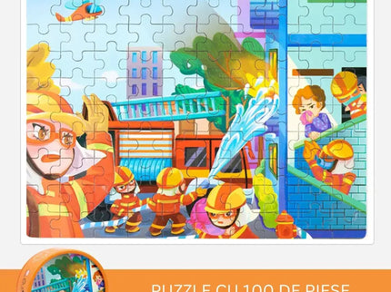 Puzzle educativ cu 100 de piese, 12 tematici - Bebeboo - Totul pentru copii. Jucării, Hăinuțe, Perne, Mobilier, Textile