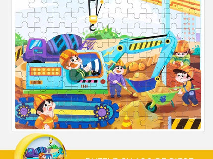 Puzzle educativ cu 100 de piese, 12 tematici - Bebeboo - Totul pentru copii. Jucării, Hăinuțe, Perne, Mobilier, Textile