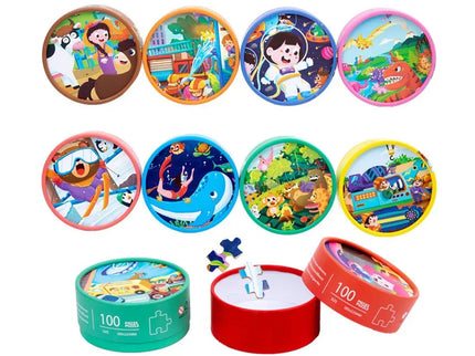 Puzzle educativ cu 100 de piese, 12 tematici - Bebeboo - Totul pentru copii. Jucării, Hăinuțe, Perne, Mobilier, Textile
