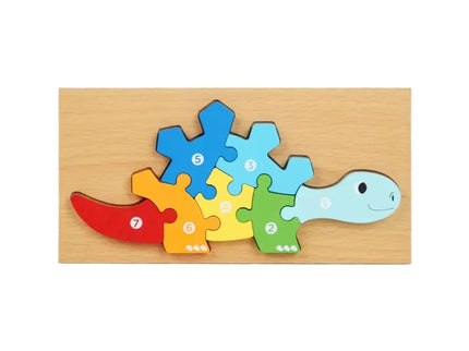 Puzzle 3D din lemn, 6-9 piese, 2 ani+ - Bebeboo - Totul pentru copii. Jucării, Hăinuțe, Perne, Mobilier, Textile