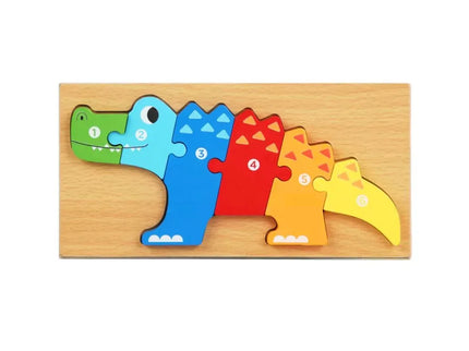 Puzzle 3D din lemn, 6-9 piese, 2 ani+ - Bebeboo - Totul pentru copii. Jucării, Hăinuțe, Perne, Mobilier, Textile