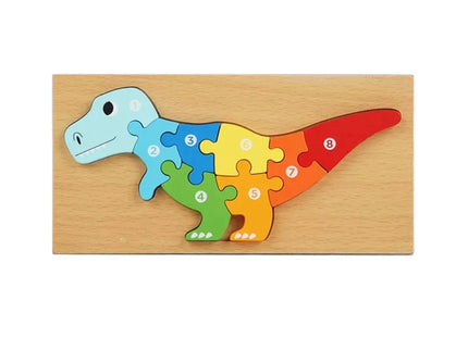 Puzzle 3D din lemn, 6-9 piese, 2 ani+ - Bebeboo - Totul pentru copii. Jucării, Hăinuțe, Perne, Mobilier, Textile