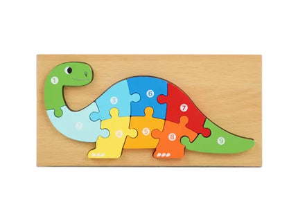 Puzzle 3D din lemn, 6-9 piese, 2 ani+ - Bebeboo - Totul pentru copii. Jucării, Hăinuțe, Perne, Mobilier, Textile