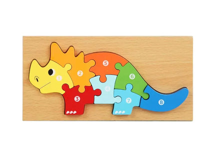 Puzzle 3D din lemn, 6-9 piese, 2 ani+ - Bebeboo - Totul pentru copii. Jucării, Hăinuțe, Perne, Mobilier, Textile