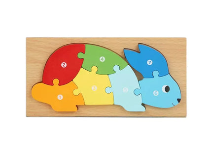 Puzzle 3D din lemn, 6-9 piese, 2 ani+ - Bebeboo - Totul pentru copii. Jucării, Hăinuțe, Perne, Mobilier, Textile