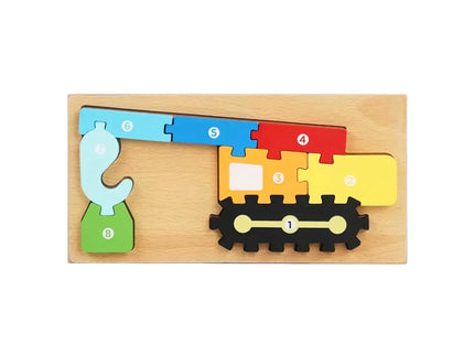 Puzzle 3D din lemn, 6-9 piese, 2 ani+ - Bebeboo - Totul pentru copii. Jucării, Hăinuțe, Perne, Mobilier, Textile