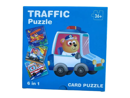 Puzzle 6 în 1 din carton - Bebeboo - Totul pentru copii. Jucării, Hăinuțe, Perne, Mobilier, Textile