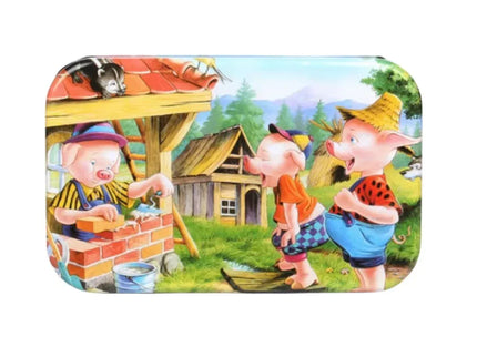 Puzzle cu 60 piese în cutie metalică - Bebeboo - Totul pentru copii. Jucării, Hăinuțe, Perne, Mobilier, Textile