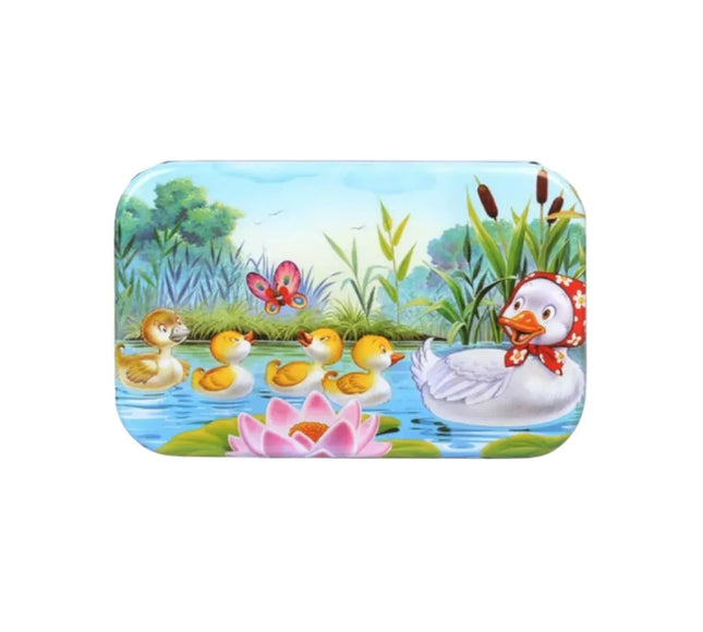 Puzzle cu 60 piese în cutie metalică - Bebeboo - Totul pentru copii. Jucării, Hăinuțe, Perne, Mobilier, Textile