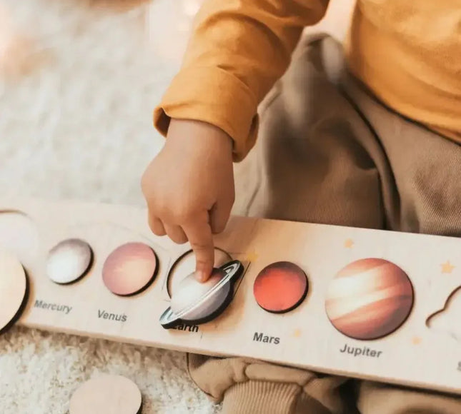 Puzzle astronomic, Soarele și cele 8 planete - Bebeboo - Totul pentru copii. Jucării, Hăinuțe, Perne, Mobilier, Textile