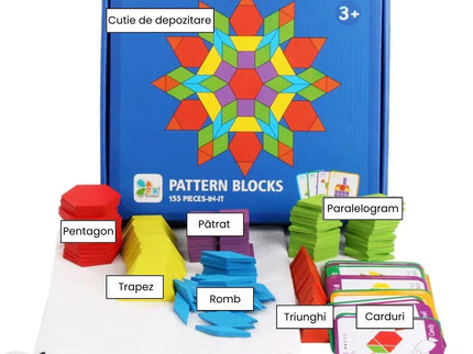 Puzzle educativ din lemn 155 de piese, 3 ani+ - Bebeboo - Totul pentru copii. Jucării, Hăinuțe, Perne, Mobilier, Textile
