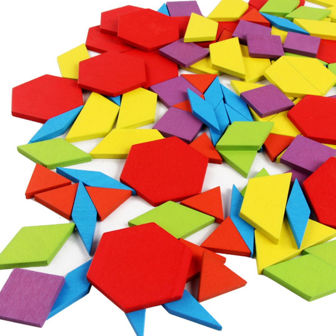 Puzzle educativ din lemn 155 de piese, 3 ani+