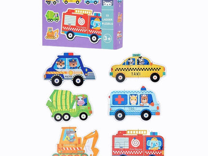 Set din 6 puzzle: , Fructe și Dinozauri - Bebeboo - Totul pentru copii. Jucării, Hăinuțe, Perne, Mobilier, Textile