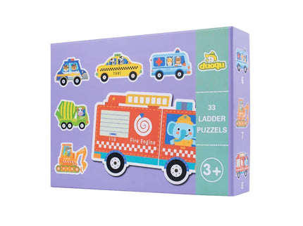 Set din 6 puzzle: , Fructe și Dinozauri - Bebeboo - Totul pentru copii. Jucării, Hăinuțe, Perne, Mobilier, Textile