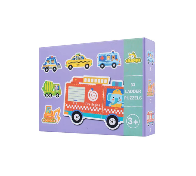 Set din 6 puzzle: , Fructe și Dinozauri - Bebeboo - Totul pentru copii. Jucării, Hăinuțe, Perne, Mobilier, Textile
