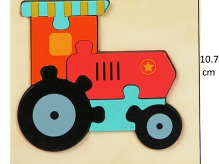 Puzzle din Lemn – Mijloace de Transport - Bebeboo - Totul pentru copii. Jucării, Hăinuțe, Perne, Mobilier, Textile