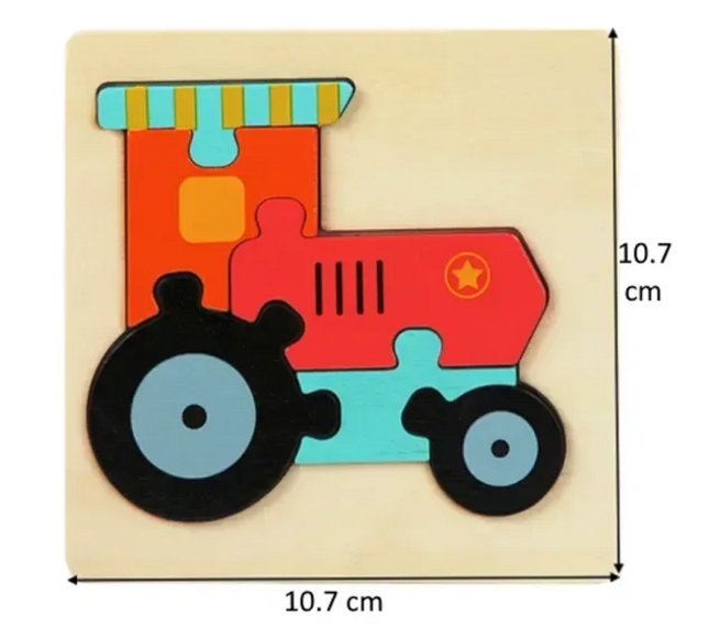 Puzzle din Lemn – Mijloace de Transport - Bebeboo - Totul pentru copii. Jucării, Hăinuțe, Perne, Mobilier, Textile