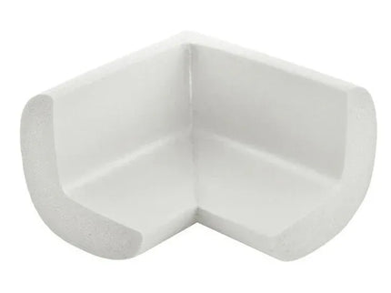 Set 4 Protecții pentru Colțuri - Spumă Moale, Alb, 5.5 x 5.5 x 3 cm - Bebeboo - Totul pentru copii. Jucării, Hăinuțe, Perne, Mobilier, Textile