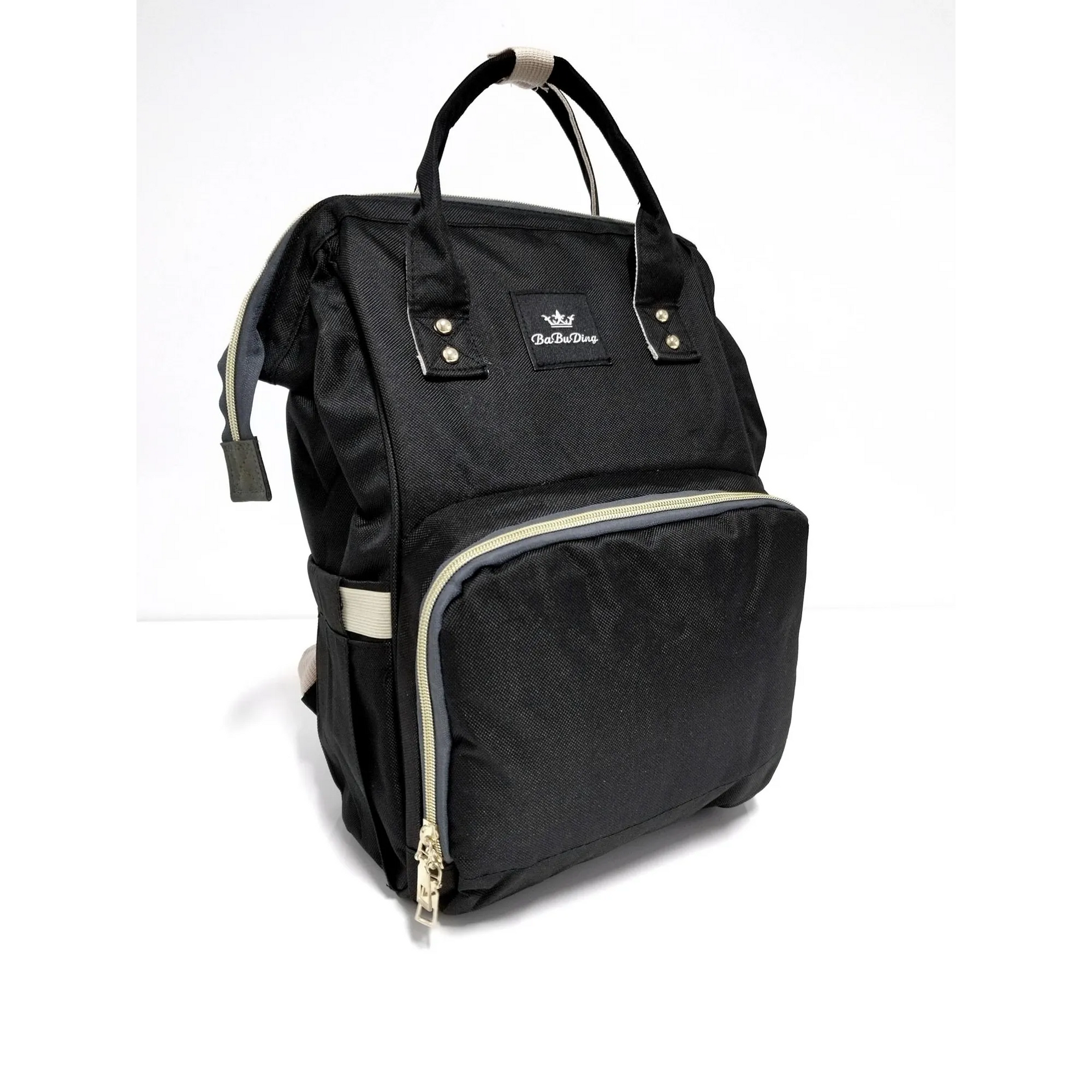 Rucsac pentru mamici si bebelusi, Negru, 39 x 25 x 16 cm