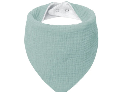Baveta tip bandana pentru bebelusi, diverse culori, 0 luni+, muselina + bumbac terry