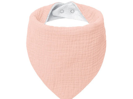 Baveta tip bandana pentru bebelusi, diverse culori, 0 luni+, muselina + bumbac terry