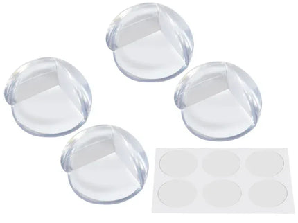 Set 4 protecții colțuri, 3.5 cm, Silicon, Transparent - Bebeboo - Totul pentru copii. Jucării, Hăinuțe, Perne, Mobilier, Textile