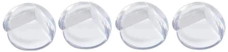 Set 4 protecții colțuri, 3.5 cm, Silicon, Transparent
