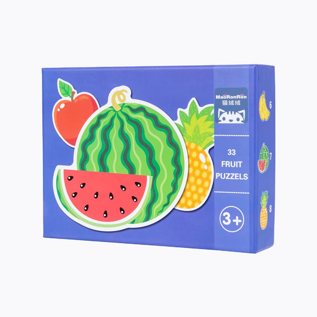 Set din 6 puzzle: , Fructe și Dinozauri