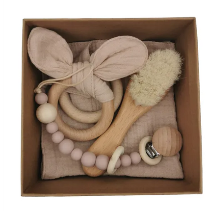 Set cadou nou-născuți - Roz Pal