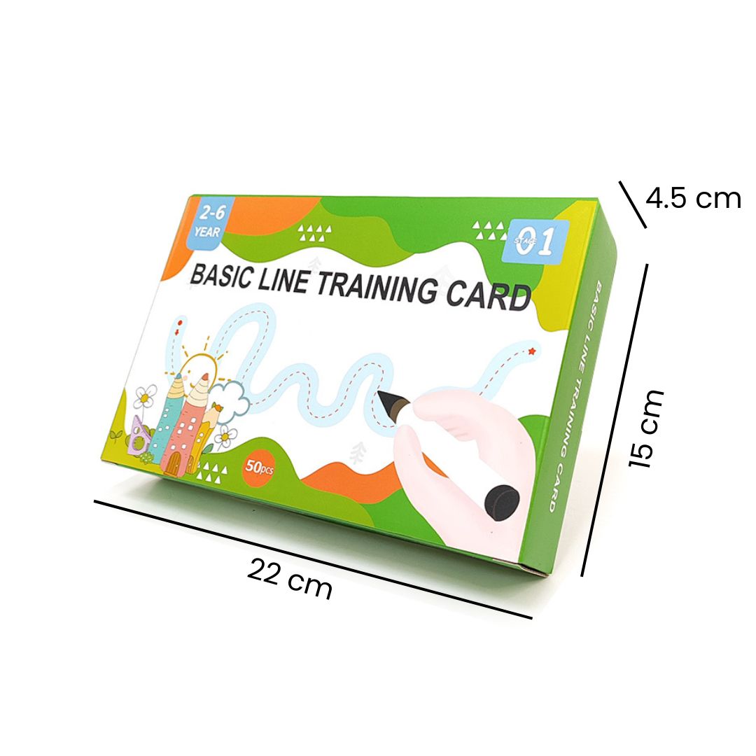 Cartonașe reutilizabile: Litere, cifre și linii