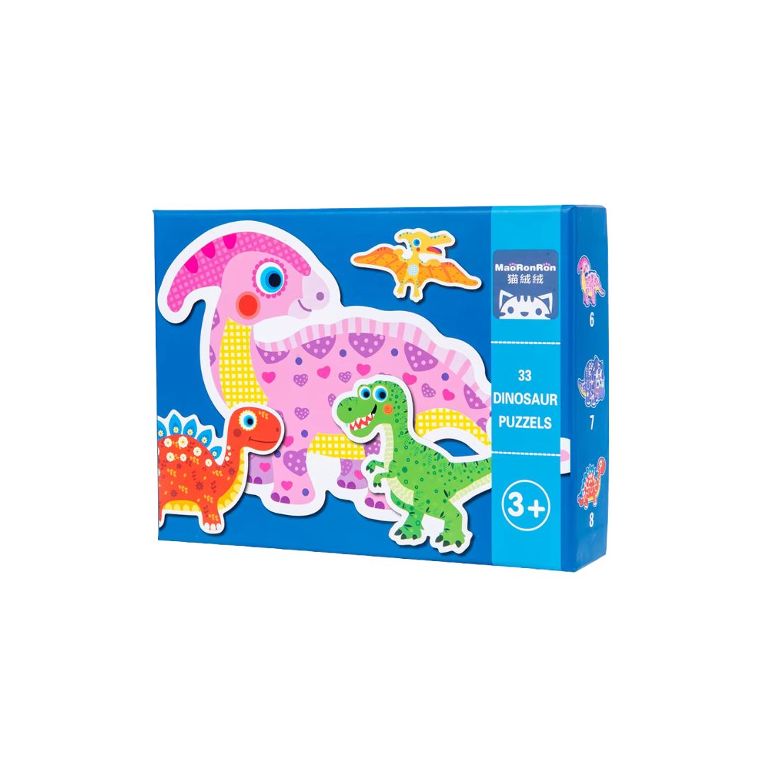 Set din 6 puzzle: , Fructe și Dinozauri