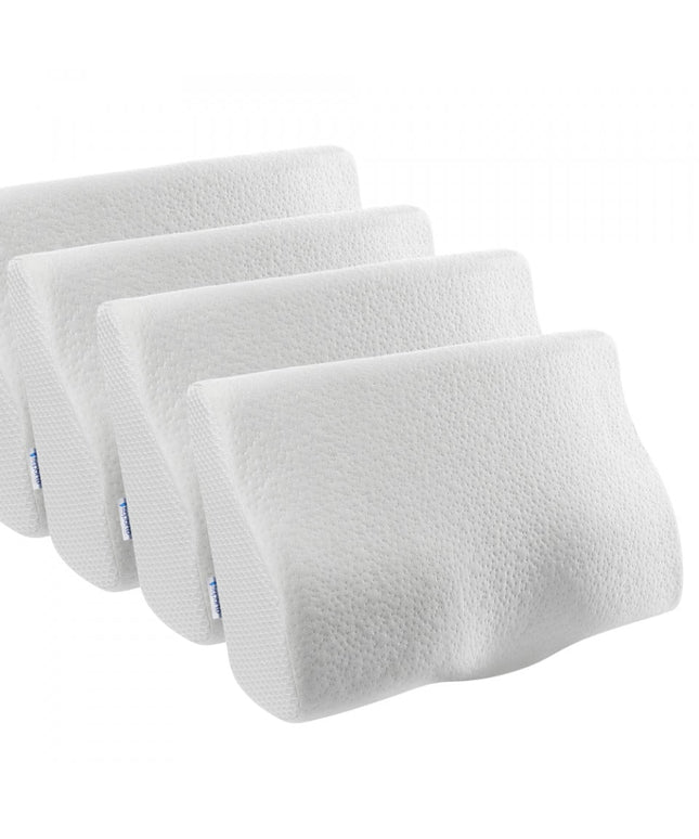 Set 4X perne cu suport cervical din spuma cu memorie pentru copii 12-16 ani 50x30, cu perforatii