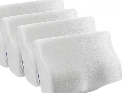 Set 4X perne cu suport cervical din spuma cu memorie pentru copii 12-16 ani 50x30, cu perforatii - Bebeboo - Totul pentru copii. Jucării, Hăinuțe, Perne, Mobilier, Textile