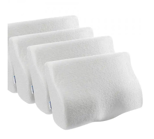 Set 4X perne cu suport cervical din spuma cu memorie pentru copii 12-16 ani 50x30, cu perforatii - Bebeboo - Totul pentru copii. Jucării, Hăinuțe, Perne, Mobilier, Textile