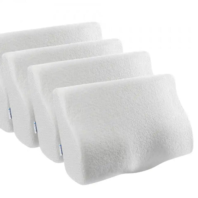 Set 4X perne cu suport cervical din spuma cu memorie pentru copii 12-16 ani 50x30, cu perforatii - Bebeboo - Totul pentru copii. Jucării, Hăinuțe, Perne, Mobilier, Textile