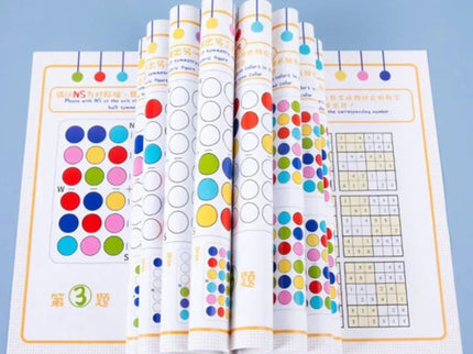 Simetrie și Recunoașterea Culorilor, cu modele și jetoane colorate - Bebeboo - Totul pentru copii. Jucării, Hăinuțe, Perne, Mobilier, Textile