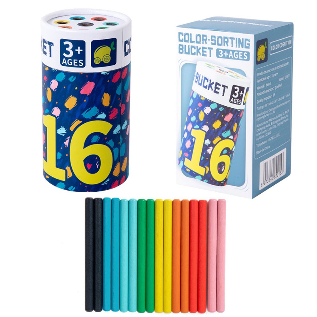 Joc de sortare cu bețișoare colorate