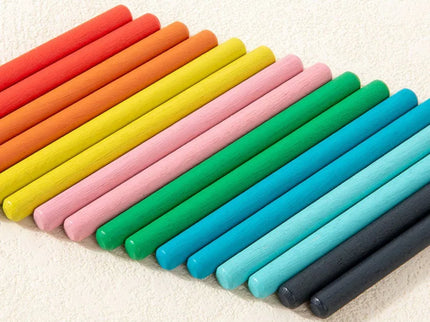 Joc de sortare cu bețișoare colorate - Bebeboo - Totul pentru copii. Jucării, Hăinuțe, Perne, Mobilier, Textile