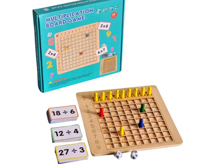 Joc educativ Cursa Împărțirii, cu 100 carduri - Bebeboo - Totul pentru copii. Jucării, Hăinuțe, Perne, Mobilier, Textile