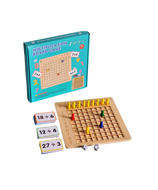 Joc educativ Cursa Împărțirii, cu 100 carduri