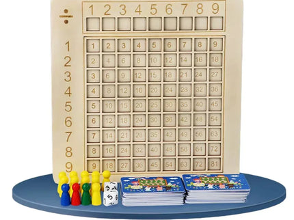 Joc educativ Cursa Împărțirii, cu 100 carduri - Bebeboo - Totul pentru copii. Jucării, Hăinuțe, Perne, Mobilier, Textile