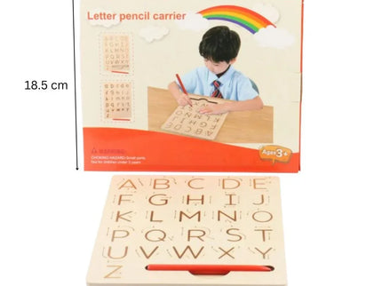 Tăbliță Montessori din lemn – Învață alfabetul - Bebeboo - Totul pentru copii. Jucării, Hăinuțe, Perne, Mobilier, Textile